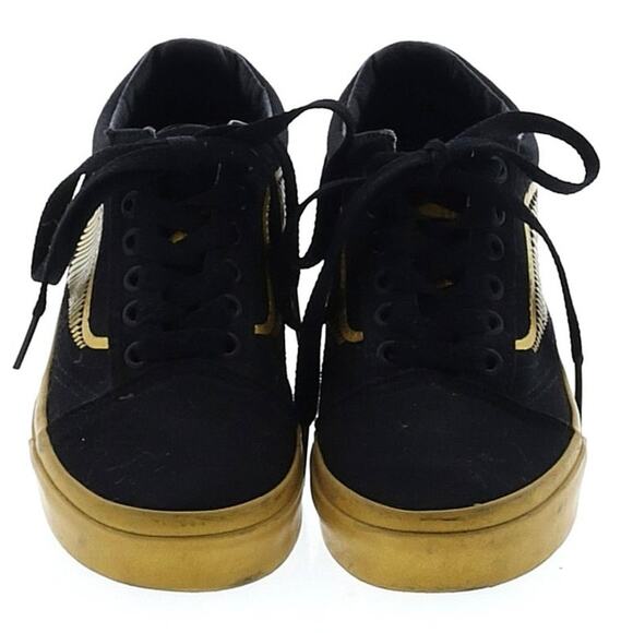 Vans x Harry Potter black gold golden snitch quidditch athletic shoes size 1 - Picture 2 of 2